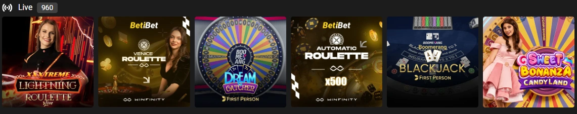 live spiele betibet